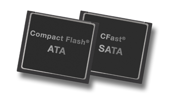 Bild Produkte CompactFlash Card (ATA) und CFast Card (SATA)